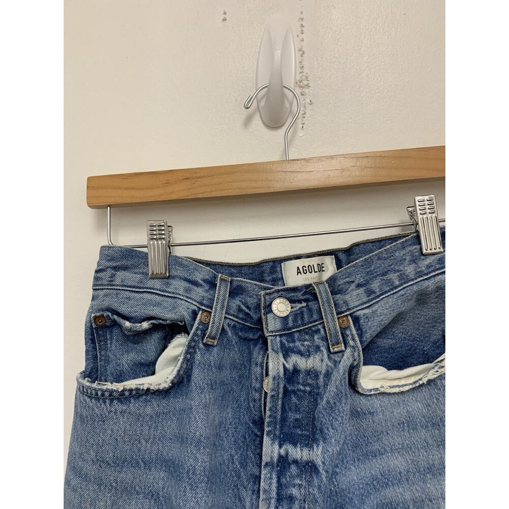 AGOLDE 90's Mid Rise Loose Jeans in Scheme Size 25 - Picture 2 of 4